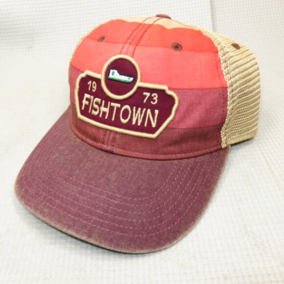 Fishtown 1973 Legacy Hat Snapback Boat Logo Hike Camp Mesh Baseball Cap - Picture 1 of 14